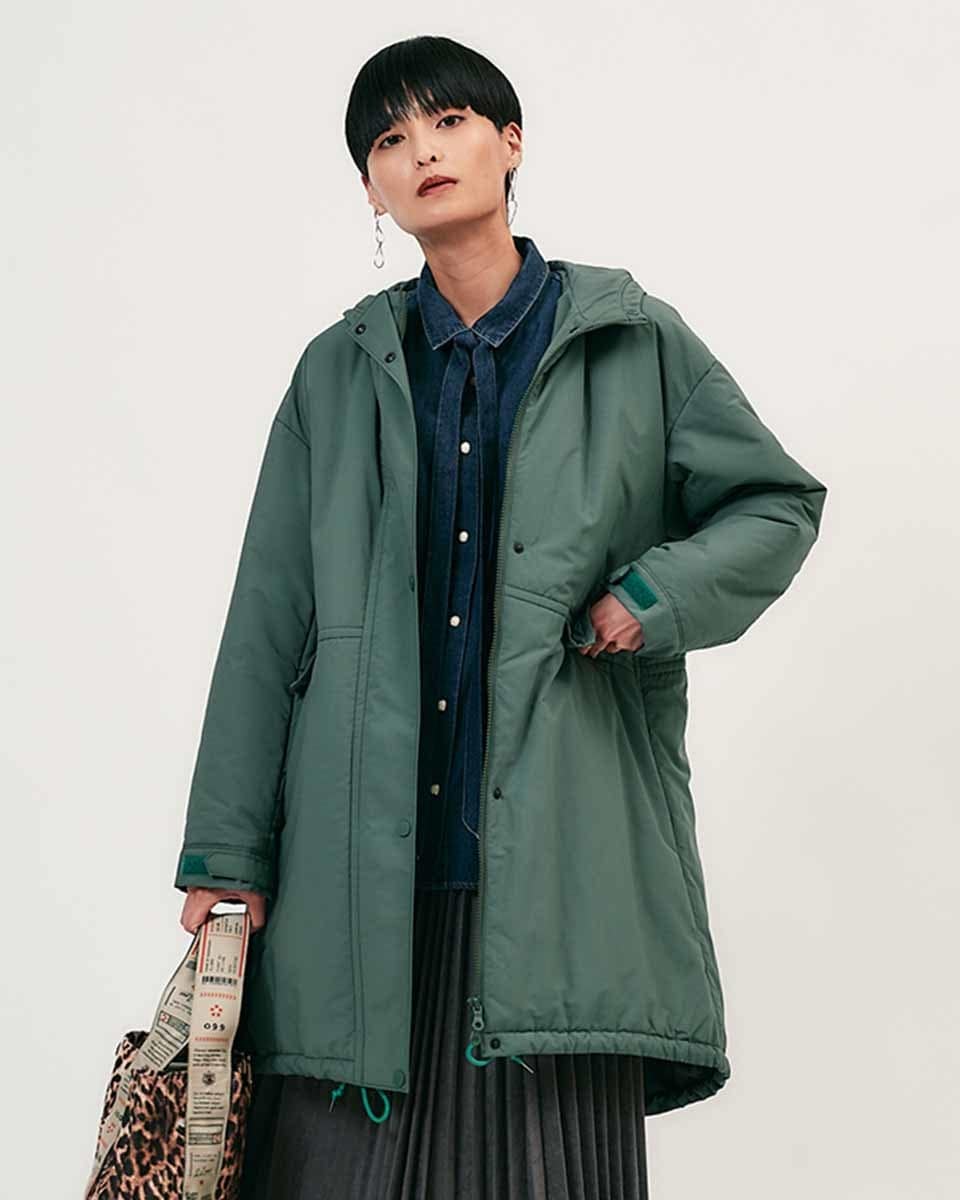 ローズティアラ　大きいサイズ　刺繍　マウンテンパーカー　モッズコート 撥水】ロングマウンテンパーカー | ローズティアラ(Rose Tiara