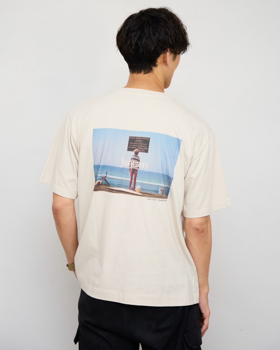 【オーガニックコットン】Gold CoastPHOTOプリントTシャツ オーガニックコットン】Gold CoastPHOTOプリントTシャツ