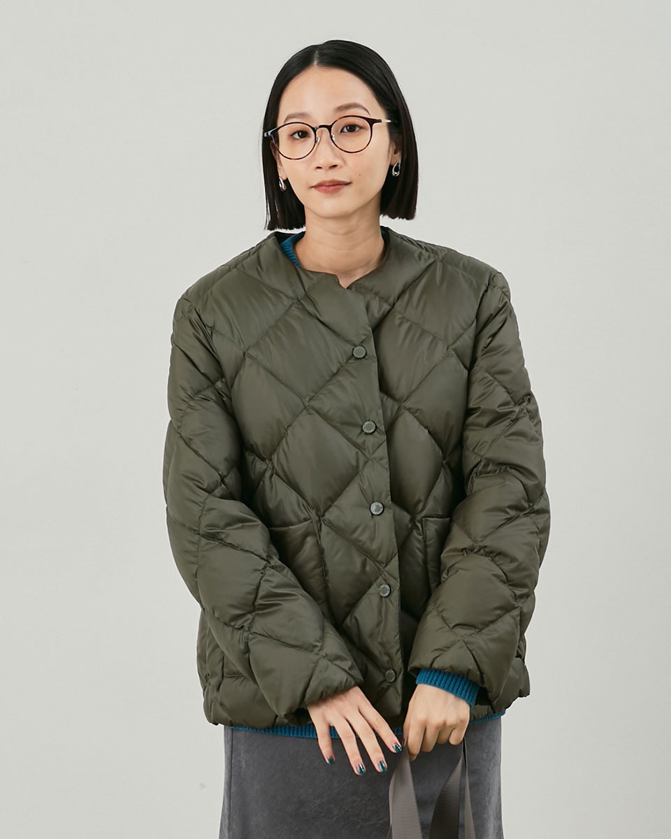 ◇【WEB限定】【TAION/タイオン】別注ボア×ダウンフードコート