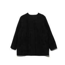 ニードルパンチノーカラーコート