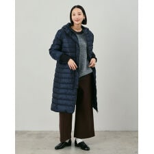 【リサイクルダウン】フードロングダウンコート