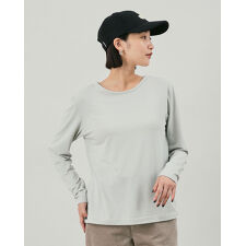 【リサイクルポリエステル】ウール混ベア天　クルー