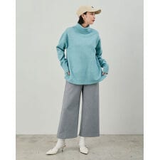 ニードルパンチフルゴムワイドパンツ