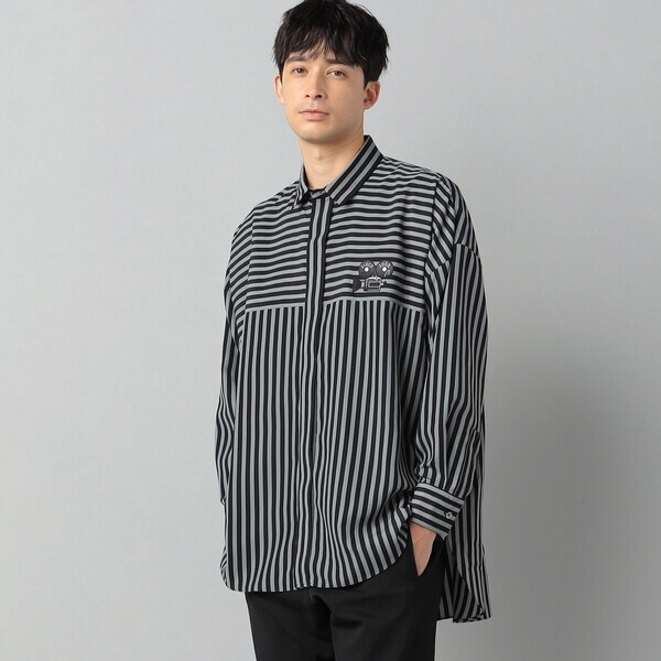 SHIPS別注】Errico Formicola: DALIO ジャカード ストライプ シャツ