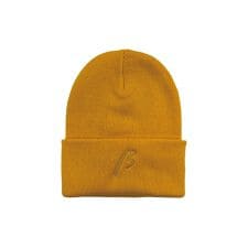 ロゴ刺繍入りニットキャップ