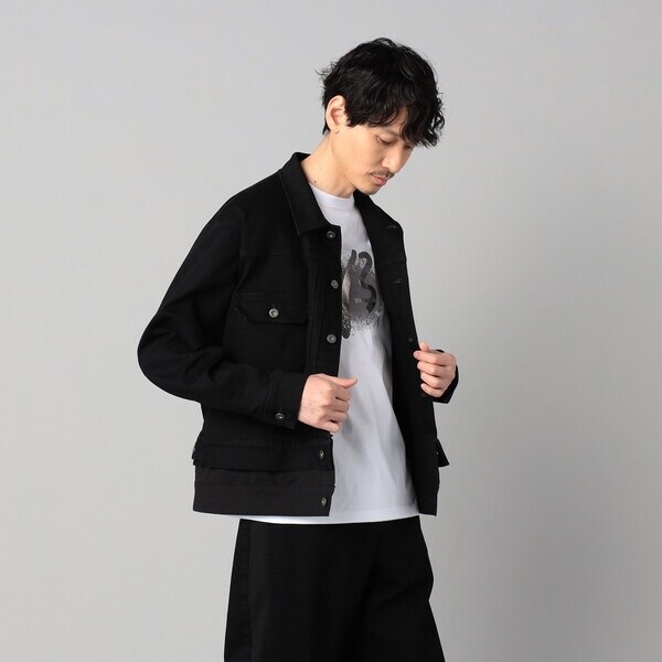 レイヤード デニムブルゾン | ベータ・メン(BMEN) | マルイウェブチャネル