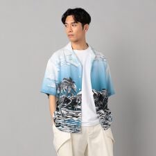 ベータ・メン(BMEN)のβトロピカル柄 アロハシャツ
