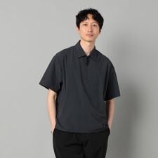 ハーフジップ ポロシャツ