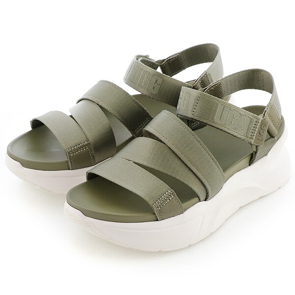 美品　UGG スポーツサンダル W LA SHORES 2 UGG LA Shores アグ スポーツ サンダル 22.5cm ブラック - メルカリ