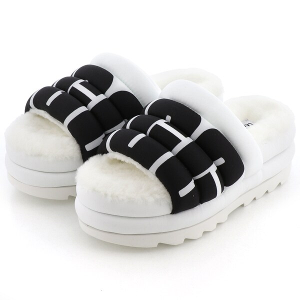 UGG/アグ/W PUFT SLIDE LOGO/マキシ スライド ロゴ | UGG | マルイ
