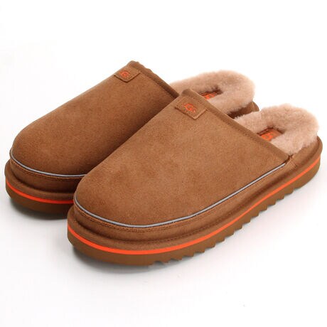 UGG 防水ミッドカットブーツ 浴びる ブラウン/オレンジ 