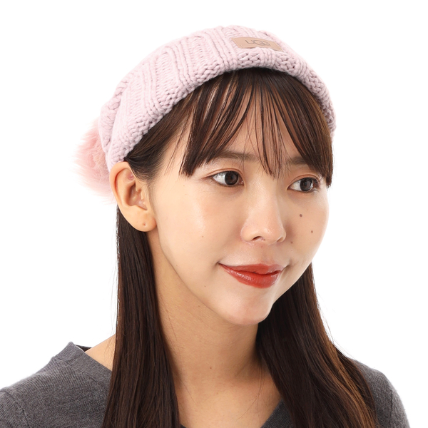 UGG/アグ/W CABLE BEANIE W POM | UGG(UGG) | 22589