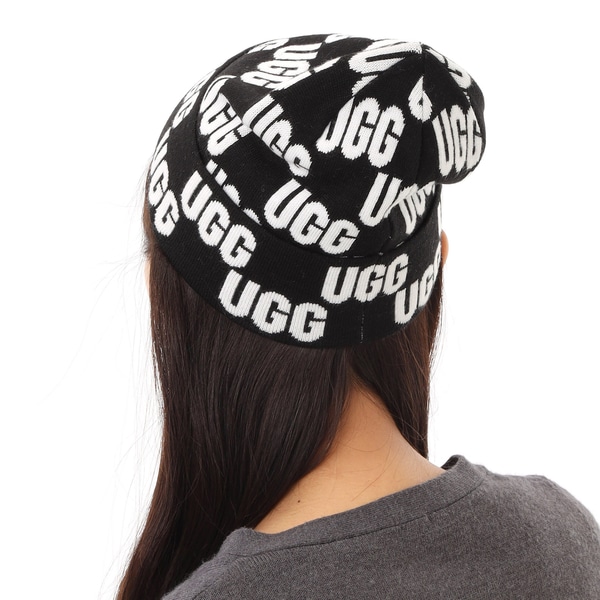 UGG/アグ/W CHECKED GRAPHIC LOGO SCARF | UGG(UGG) | 22665