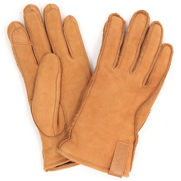 UGG/アグ/M LEATHER CLAMSHELL LOGO GLOVE | UGG | マルイウェブチャネル