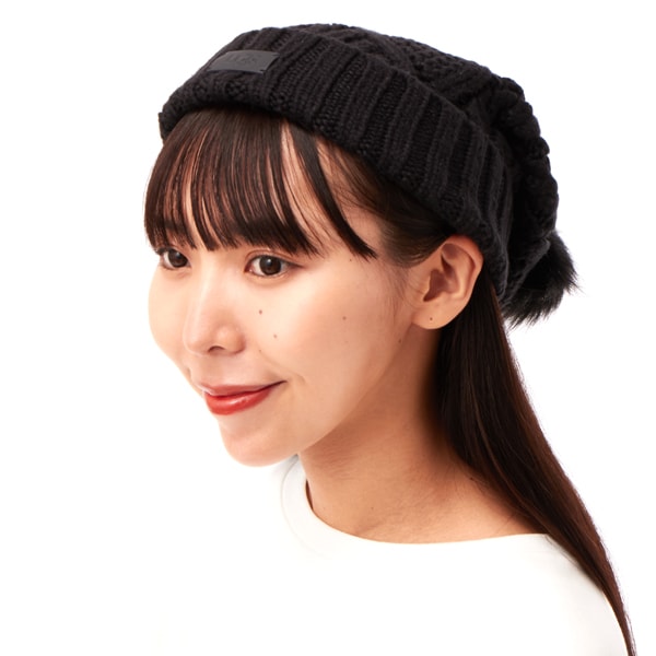 UGG/アグ/CABLE BEANIE WITH POM/ケーブル ビーニー ウィズ ポン | UGG | マルイウェブチャネル