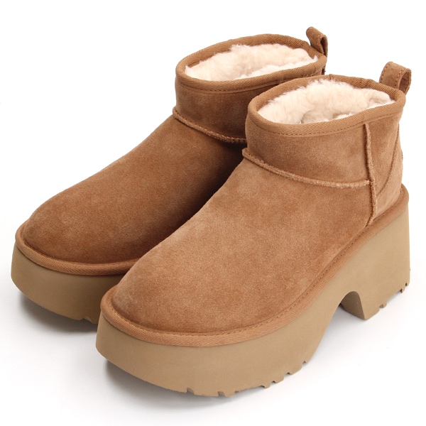 [}C]UGG/AO/CLASSIC ULTRA MINI NEHEIGHTS/UGGiUGGj CHE(CHESTNUT)