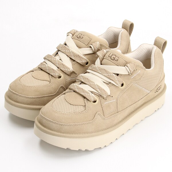 【美品】UGG ローメルLowmel 8サイズ スニーカー ムートン 25cm UGG LOWMEL ローメル スニーカー ムートン アグ