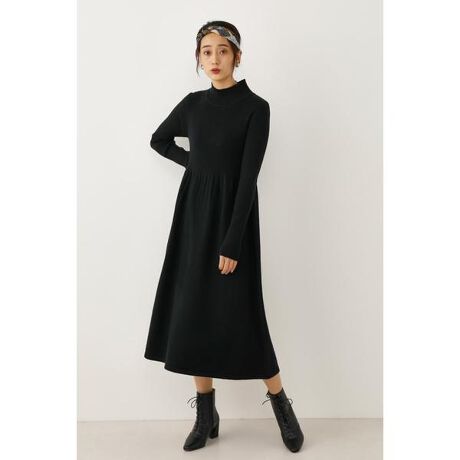 Shel Tter ボリュームフレアハイネックワンピース シェルターセレクト Shel Tter Select 090daw73 0650 ファッション通販 マルイウェブチャネル