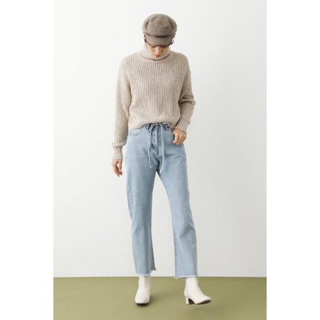 CaRouseLamBRa】ハイウエストデニムパンツ | シェルターセレクト(SHEL 