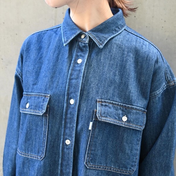 SHIPS any： オーバー デニムシャツ［SHIPS any