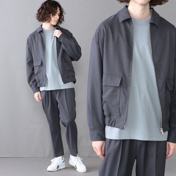 Wポケット ワイドジップブルゾン / イージーパンツ セットアップ Wポケット ワイドジップブルゾン ⁄ イージーパンツ セットアップその他