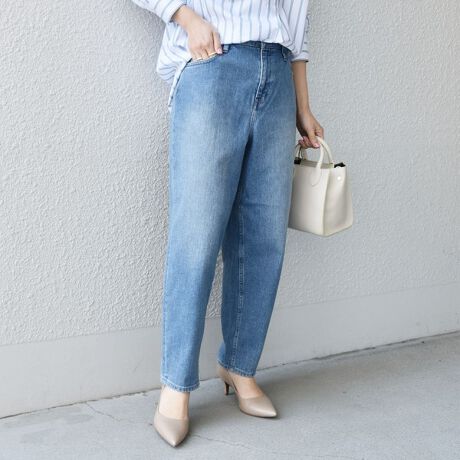 ｈｅａｌｔｈｙ ｄｅｎｉｍ ｍｏｓｓ ワイドテーパードデニムパンツ シップス エニィ Ships Any ファッション通販 マルイウェブチャネル Cb001 560 72 01