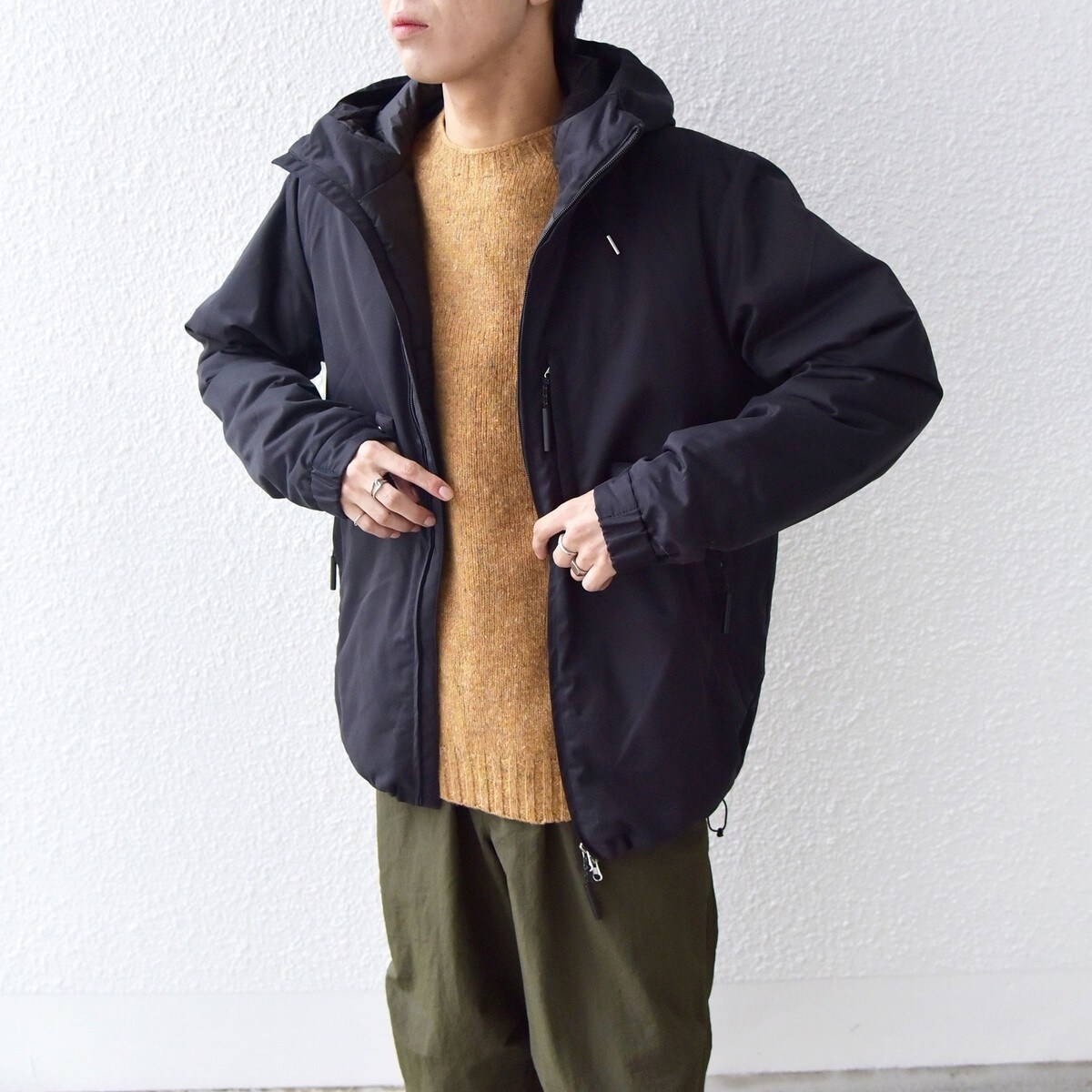 SHIPS any　ユーティリティー ZIPポケット 中綿マウンテンパーカー SHIPS any: ユーティリティー ZIPポケット 中綿マウンテン