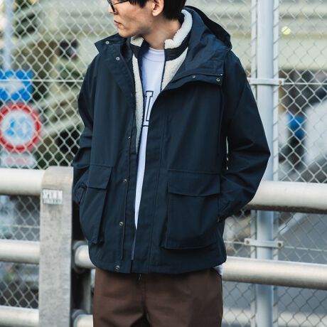 SHIPS any： 撥水 T／Cウェザー 6WAY マウンテン 