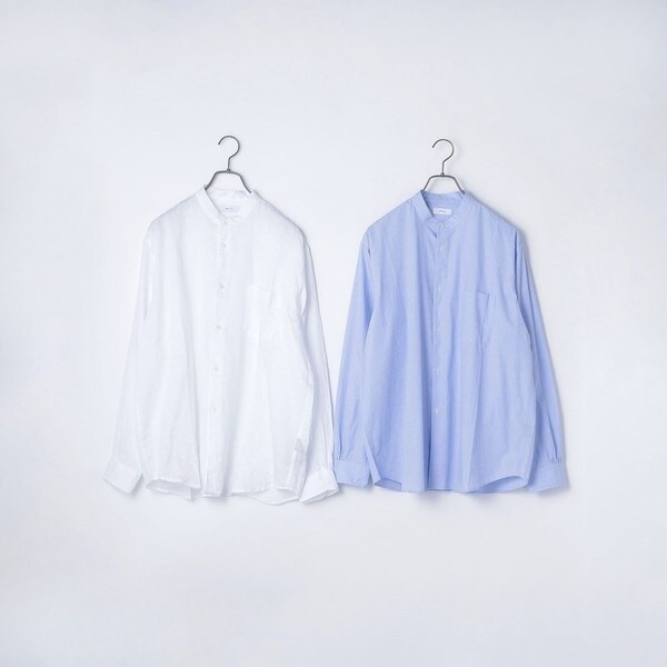 ＷＥＢ限定】ＳＨＩＰＳ ａｎｙ： ２枚パック バンドカラー シャツ ２２ＳＳ◇ | シップス エニィ(SHIPS any) | 711970004 |  ファッション通販 マルイウェブチャネル