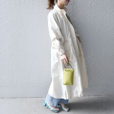 SHIPS any:〈ウォッシャブル〉スタンドカラー ポケット ロング コート 