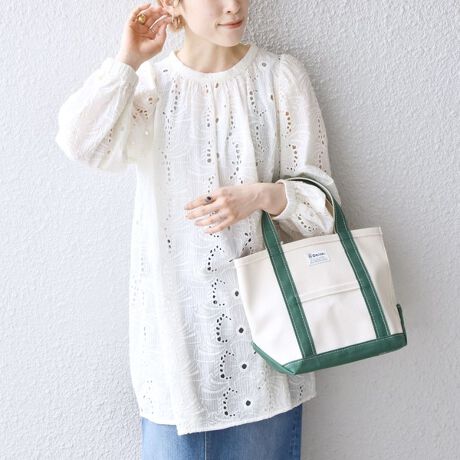 SHIPS any：〈ウォッシャブル〉フラワー カットワーク 