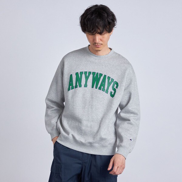 SHIPS - 完売 SHIPS any: プリント クルーネック オーバーサイズ スウェット セール】SHIPS any: プリント クルーネック オーバーサイズ