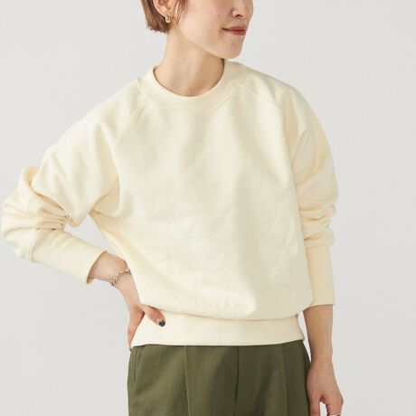 SHIPS any:〈ウォッシャブル〉オーガニックコットン 裏起毛 コンパクト 