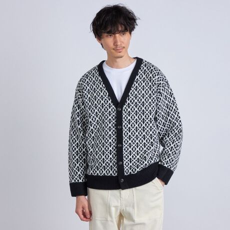 SHIPS any別注】HINSON: ジャガード ビッグシルエット バーズアイ 
