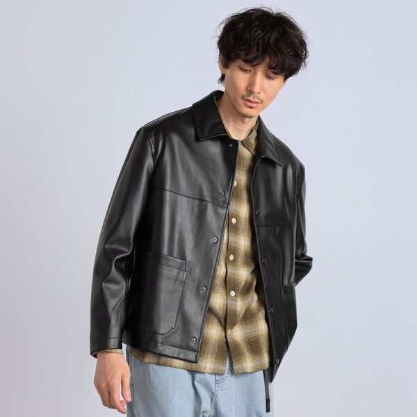 SHIPS any 黒 レザー ジャケット 日本製 楽天市場】【SALE／50%OFF】SHIPS any: フェイク レザー
