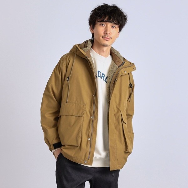 SHIPS any別注】TAION: 撥水 T/Cウェザー 6WAY マウンテンパーカー