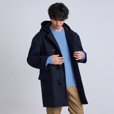 SHIPS any: ウールライク メルトン ダッフルコート◇
