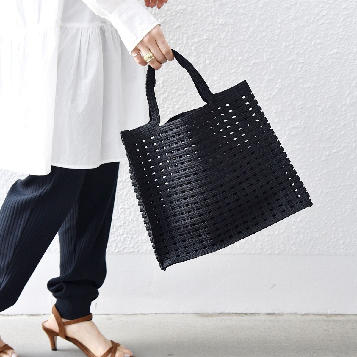 トートバック SHIPS any: A4 ボックス トート バッグ | シップス エニィ(SHIPS any