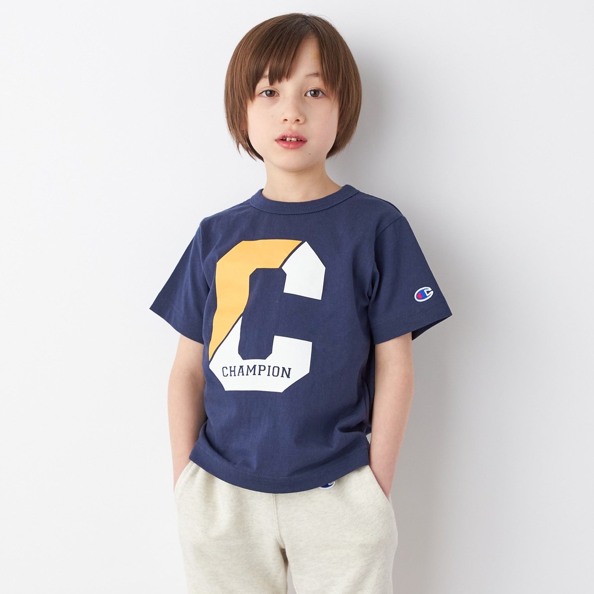 Champion: C プリント 半袖 Tシャツ 110/130サイズ◇ | シップス