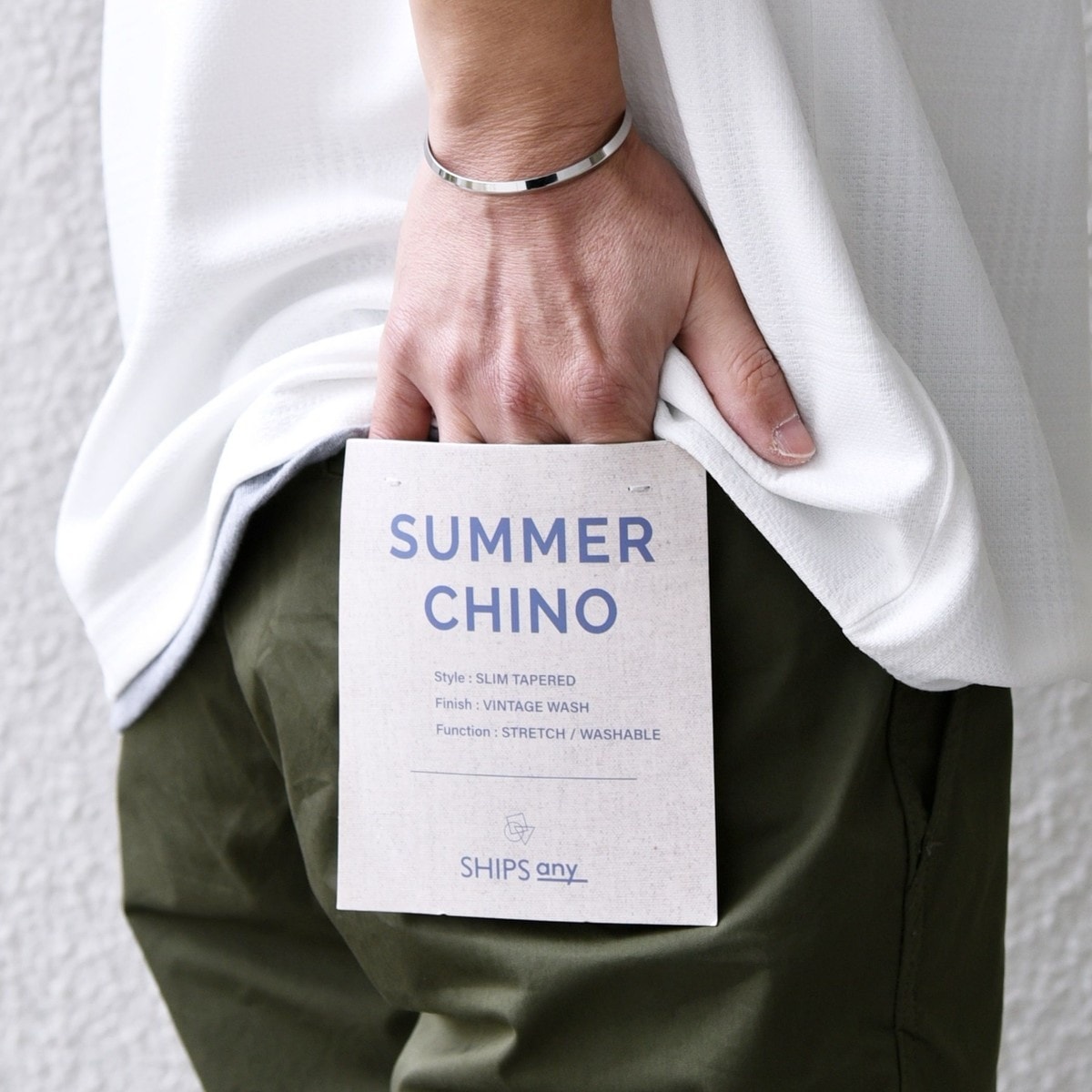 SHIPS any: サマー スリム テーパード チノ パンツ 26SS◇ | シップス