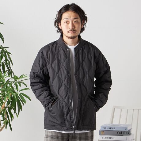 SHIPS any別注】TAION: 〈手洗い可能〉ダウン キルティング ミリタリー 