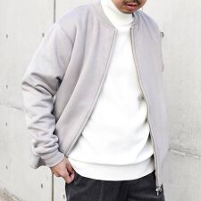 SHIPS any: 〈洗濯機可能〉フェイクスエード (ポリエステル) ジップ ブルゾン 23AW◇