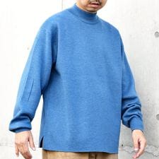 SHIPS any: 〈手洗い可能〉 ミラノリブ モックネック ニット 23AW◇