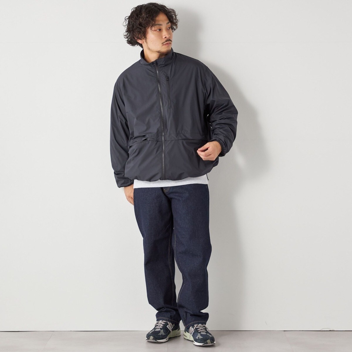 SHIPS any: 〈軽量・撥水・防風〉PERTEX(R) トラックジャケット