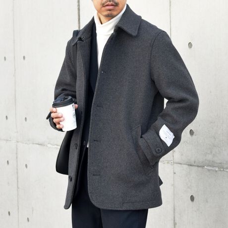 SHIPS any: FUTURE MELTON シングル Pコート 23AW◇ | シップス エニィ  