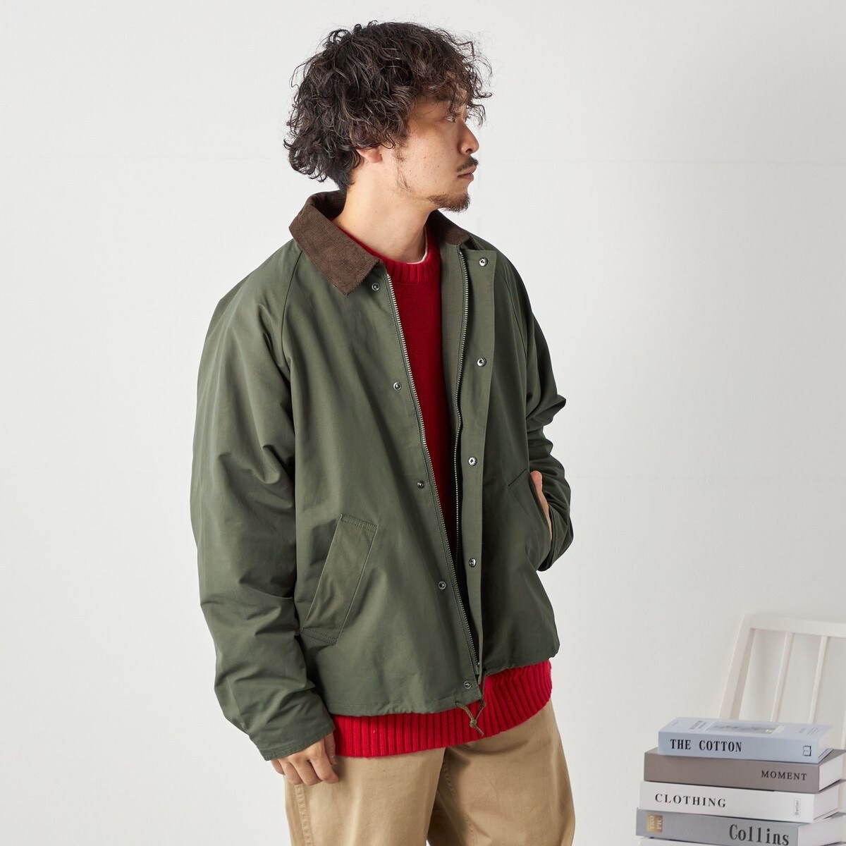 SHIPS any別注 Bollington ハンティングジャケット SHIPS any 別注】Bollington: ショート ハンティングジャケット