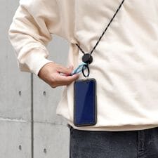 BYON BYON: カラビナ付き スマホ ショルダー ストラップ