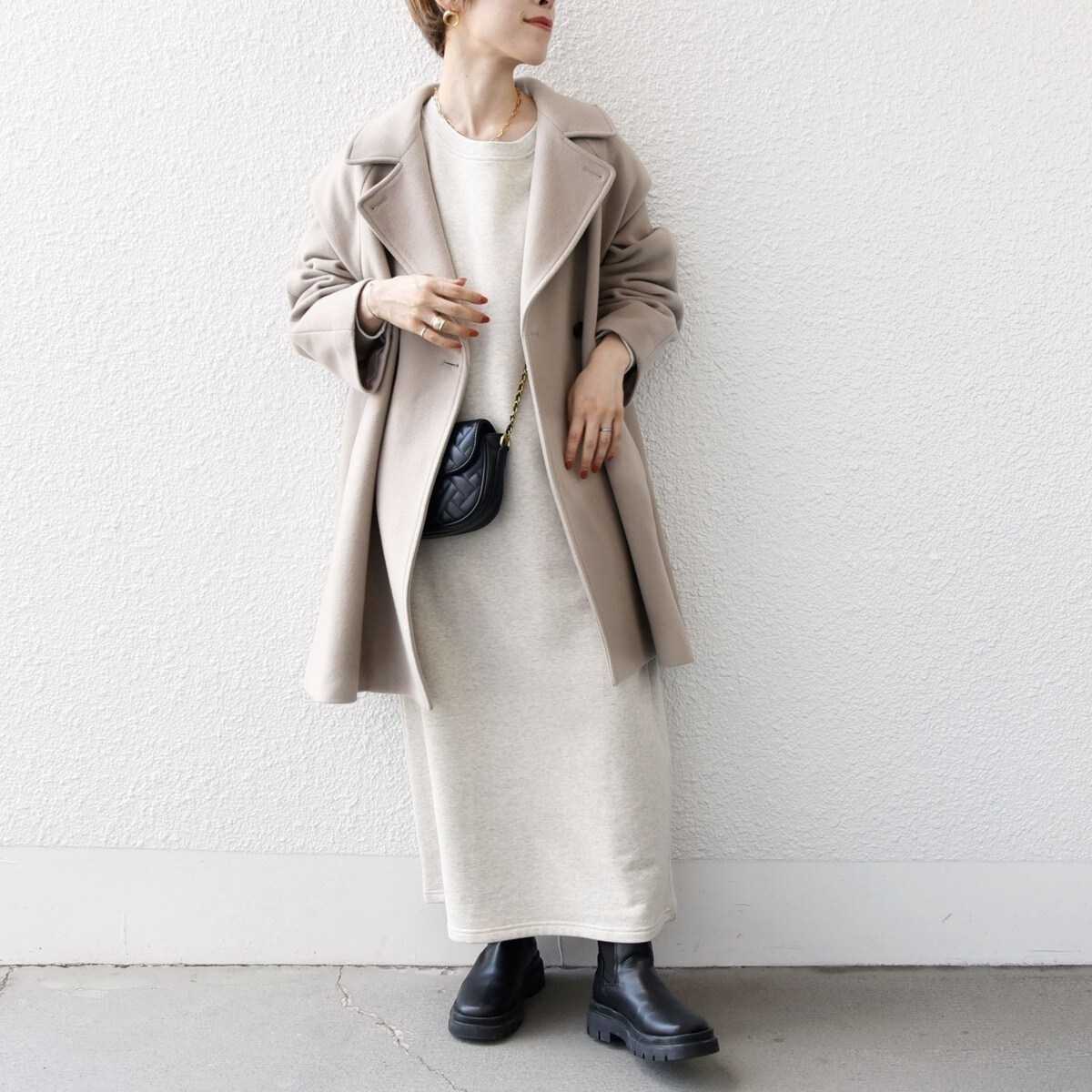 SHIPS any: PONTETORTO スタンド & ダブル カラー コート 2 | シップス