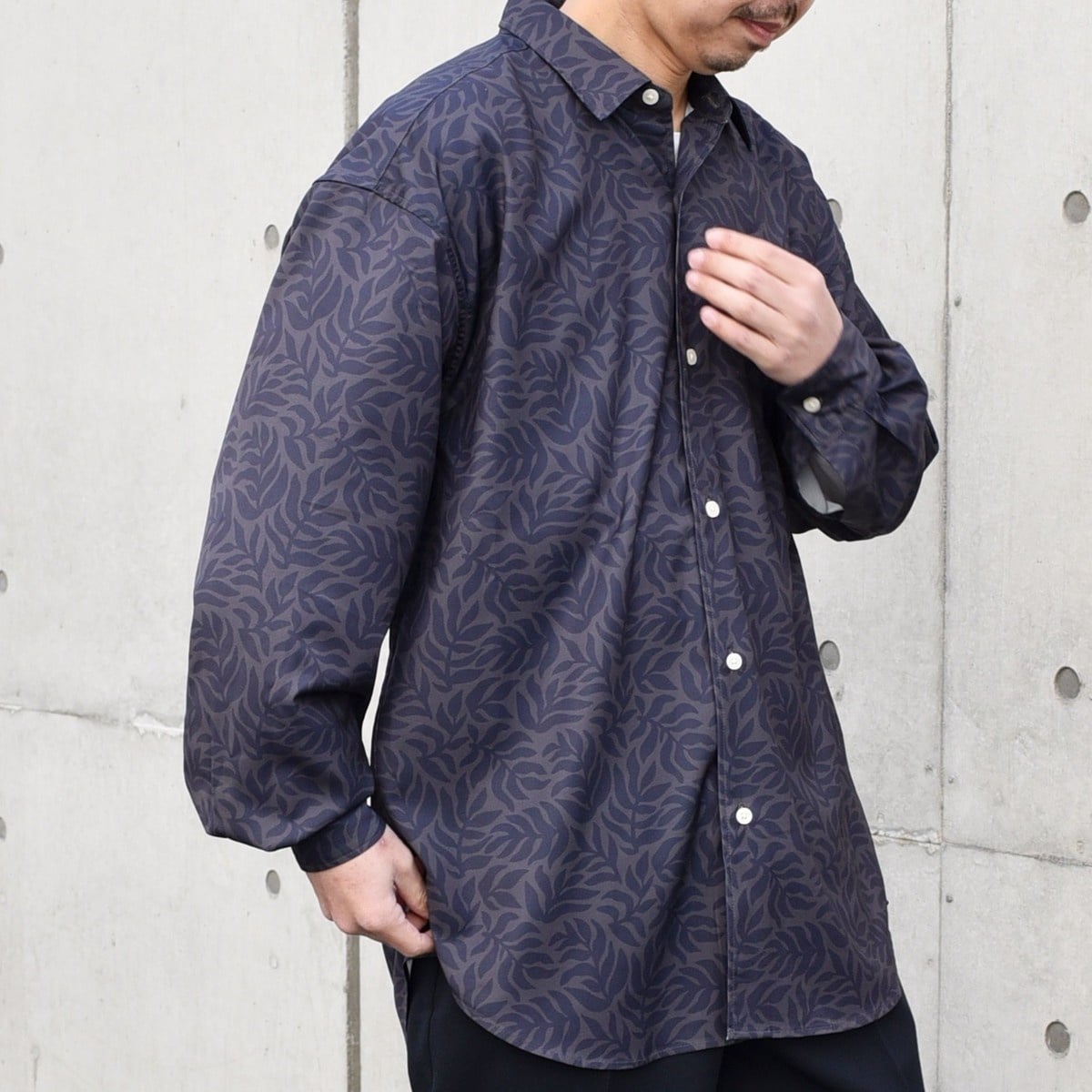 SHIPS any: ストライプ / ソリッド リラックス レギュラーカラー