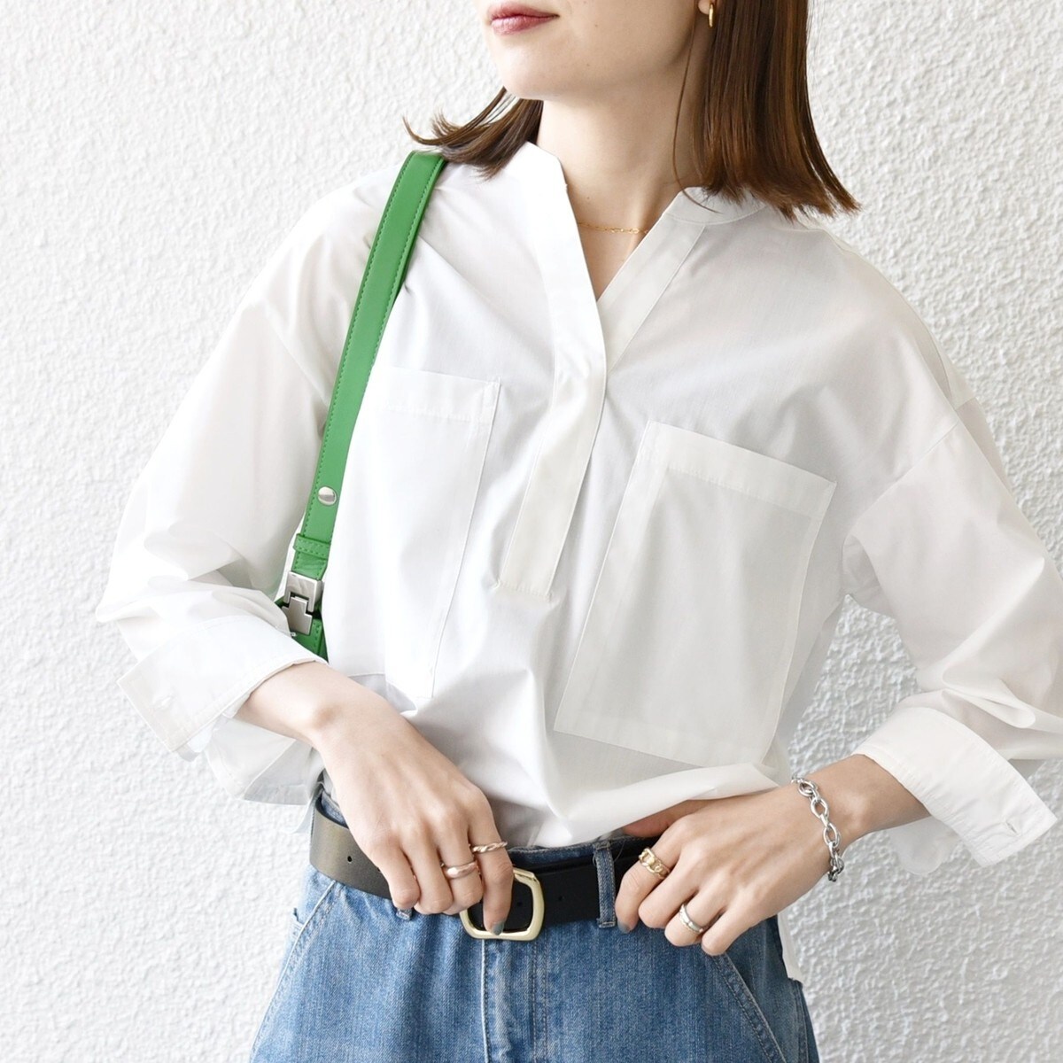 セール 30%OFF】SHIPS any: サッカー ペプラム ギャザー シャツ